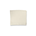 Alın Zarafeti – Ekru Krep Demor ve Fransız Dantelli Başörtüsü