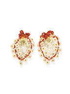 Şule –  Çiçekli Kavis Küpesi