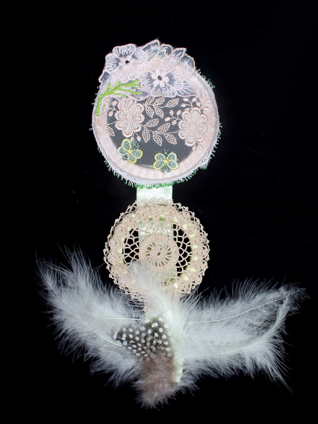 Meleğim - Vintage Süslemeli El Yapımı Dreamcatcher