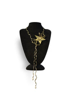 Iz's Star Leaf - Long Chain Necklace