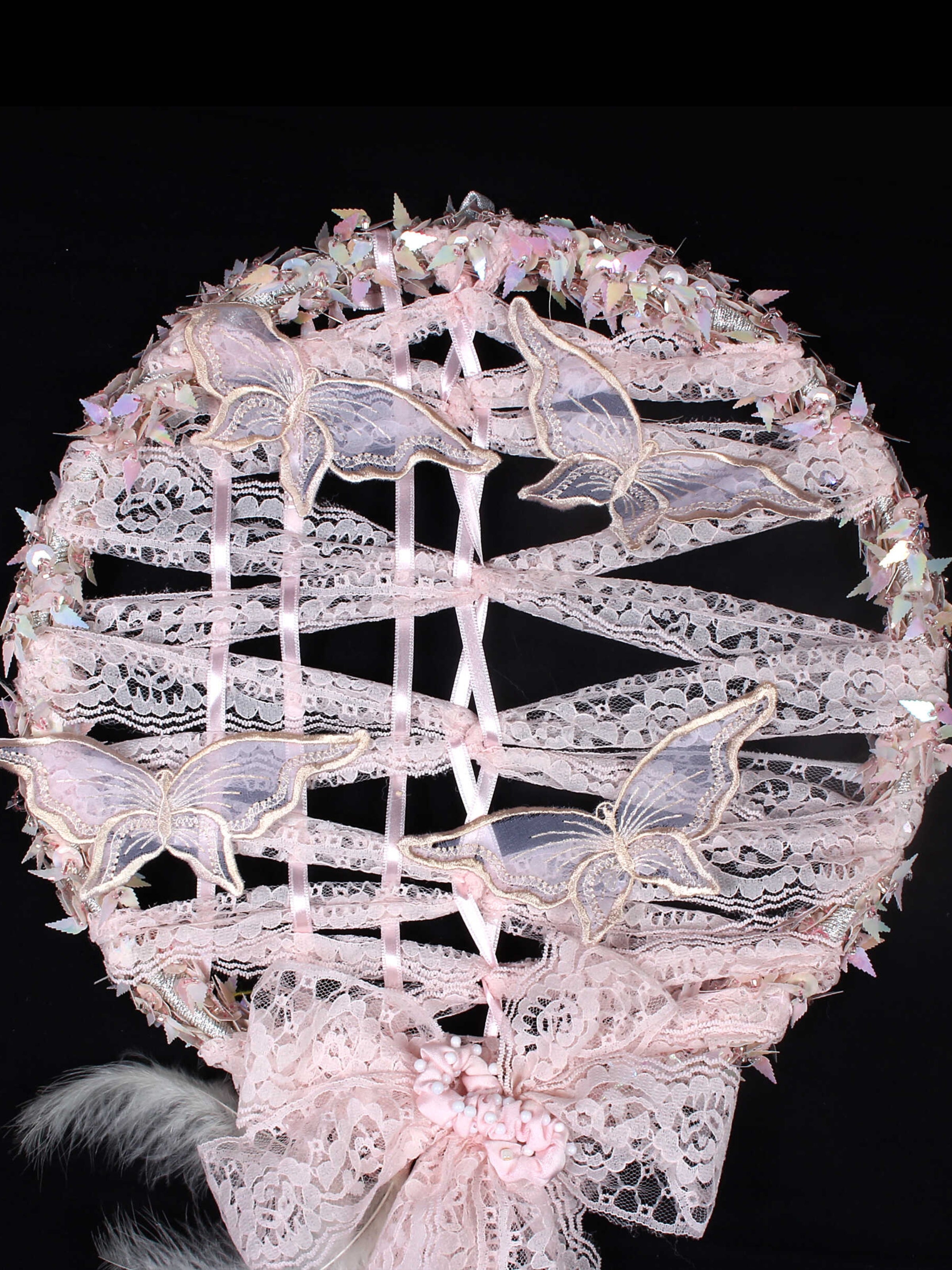 Kelebeğim - Vintage Süslemeli El Yapımı Dreamcatcher