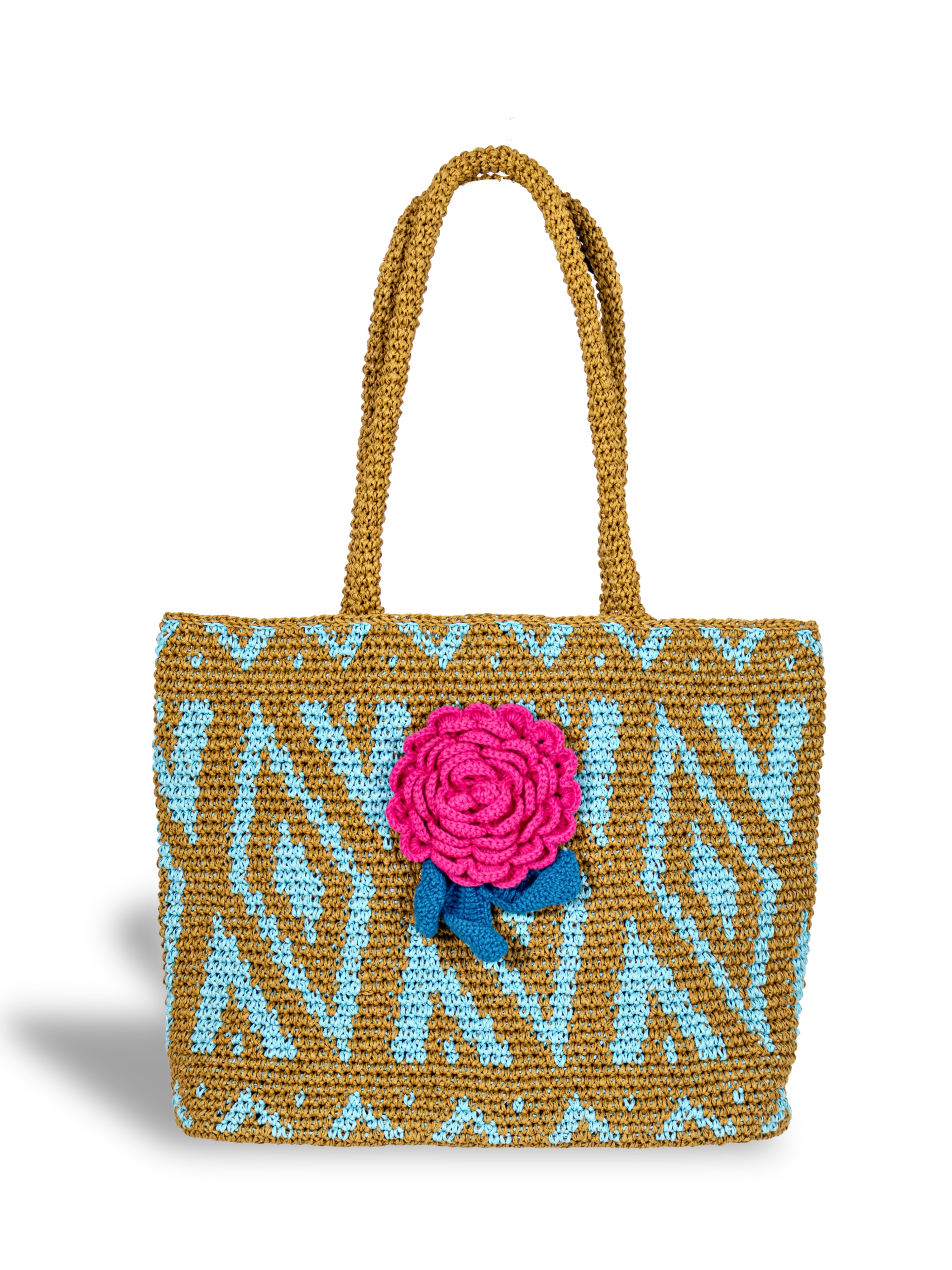 Alara – Geometric Textured Summer Bag