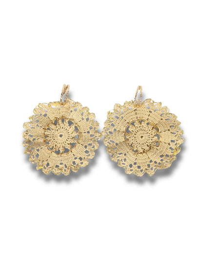 Zerre – Gold Simli El İşi Küpe