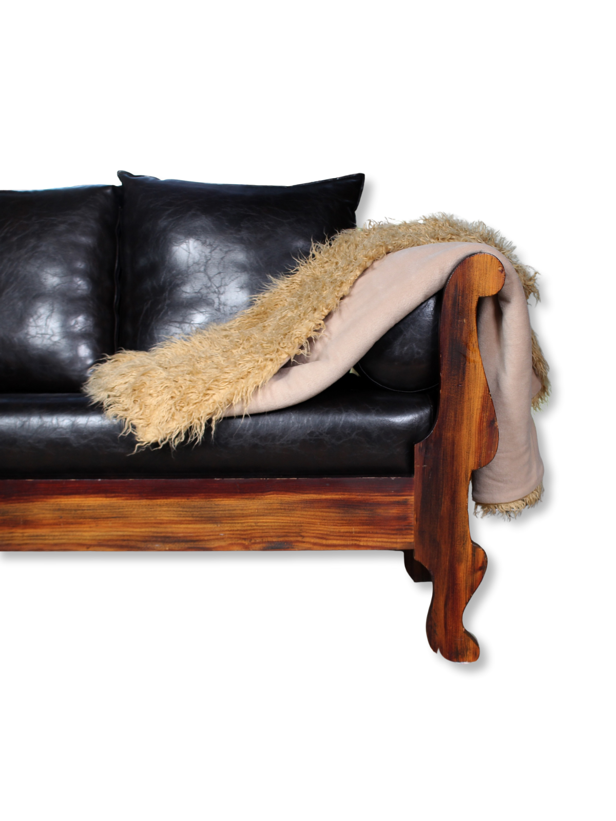 Tiftik Dokunuş – Deve Tüyü Renkli Elegant Diz ve Koltuk Örtüsü