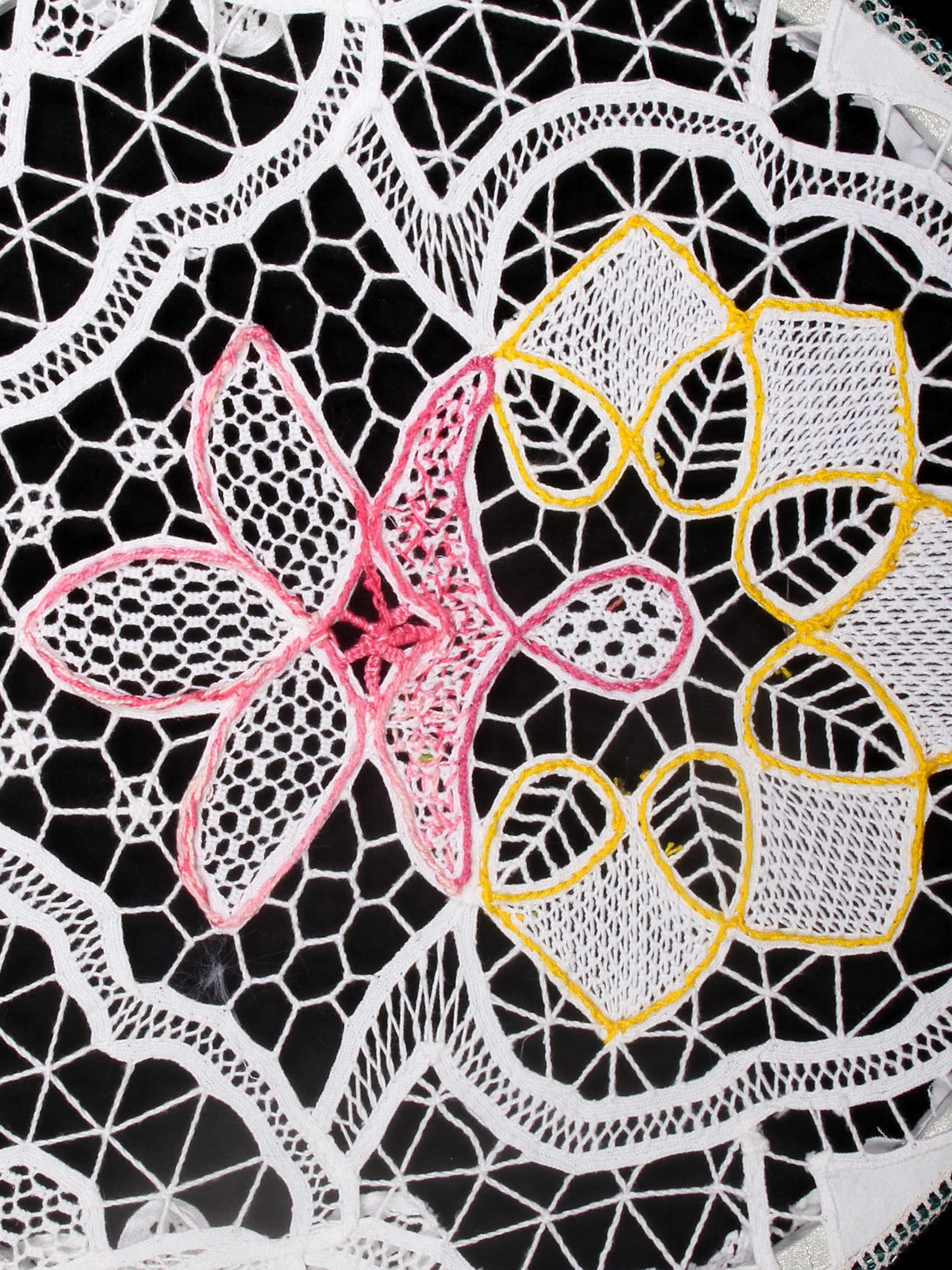 Kalbimdeki Güneş - Antika Dantelli El Yapımı Vintage Dreamcatcher