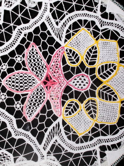 Sun in My Heart - Antique Lace Handmade Vintage Dreamcatcher