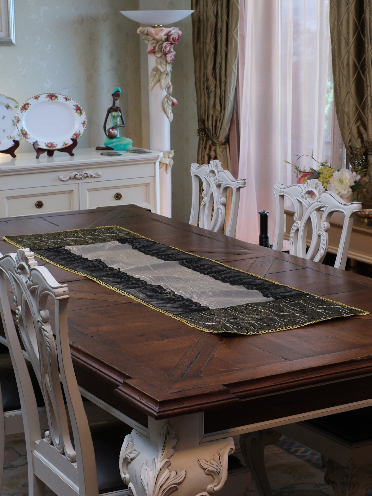 Çift Taraflı Kullanıma Uygun, Özel Tasarım, Çok Amaçlı Dekoratif Örtü, Koltuk Şalı, Sehpa Örtüsü