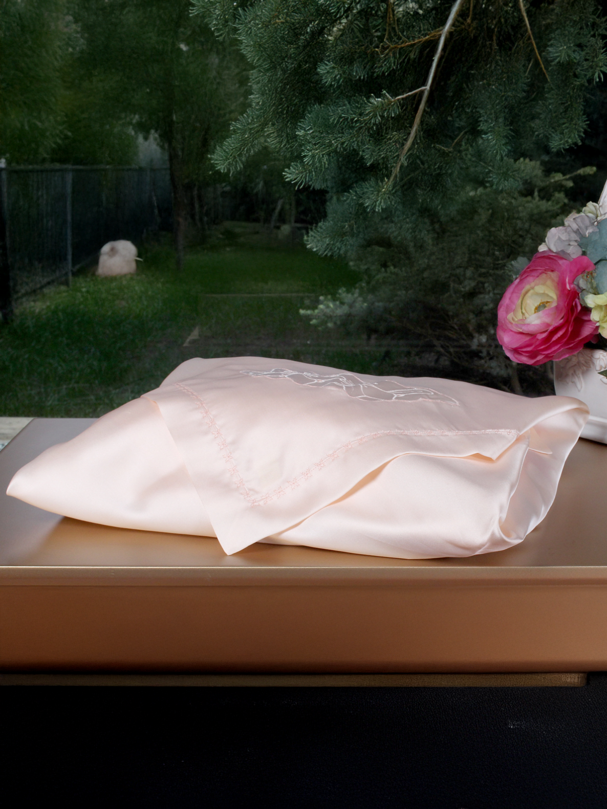 İpek Saten Gelin Bohçası ve Dekoratif Örtü