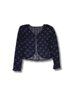 Gece Lalesi – Lacivert Üzeri El İşlemeli Ceket