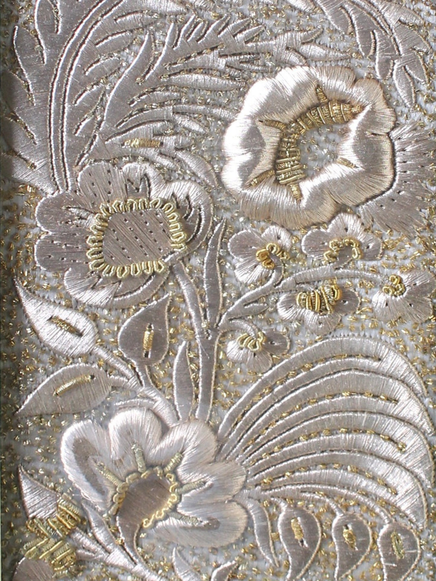 Nobility – 1980s Handcrafted Silver Thread Panel