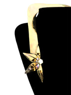 Golden Walk – Brass and Pearl Necklace