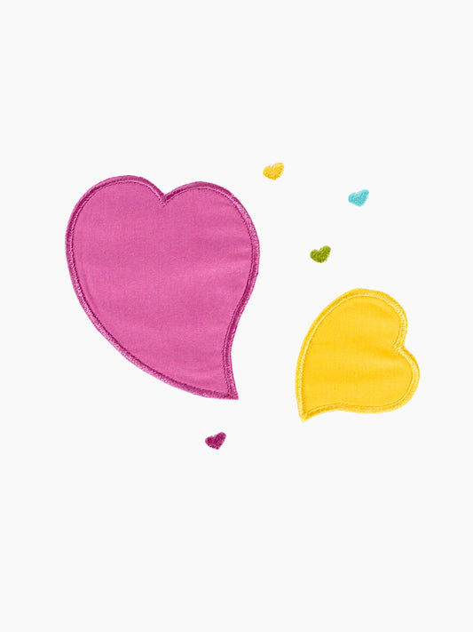 Nevin – Kalp Motifli Pamuklu Keten Nevresim Takımı