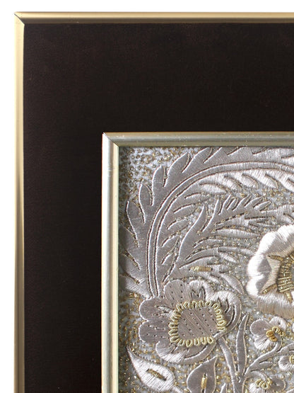 Nobility – 1980s Handcrafted Silver Thread Panel