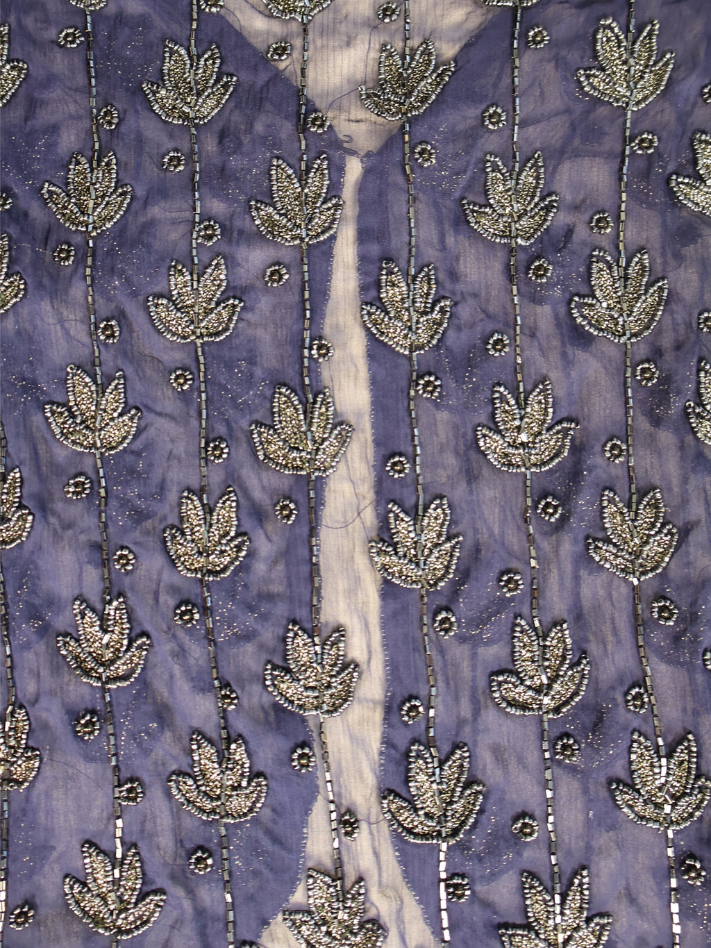 Gece Lalesi – Lacivert Üzeri El İşlemeli Ceket