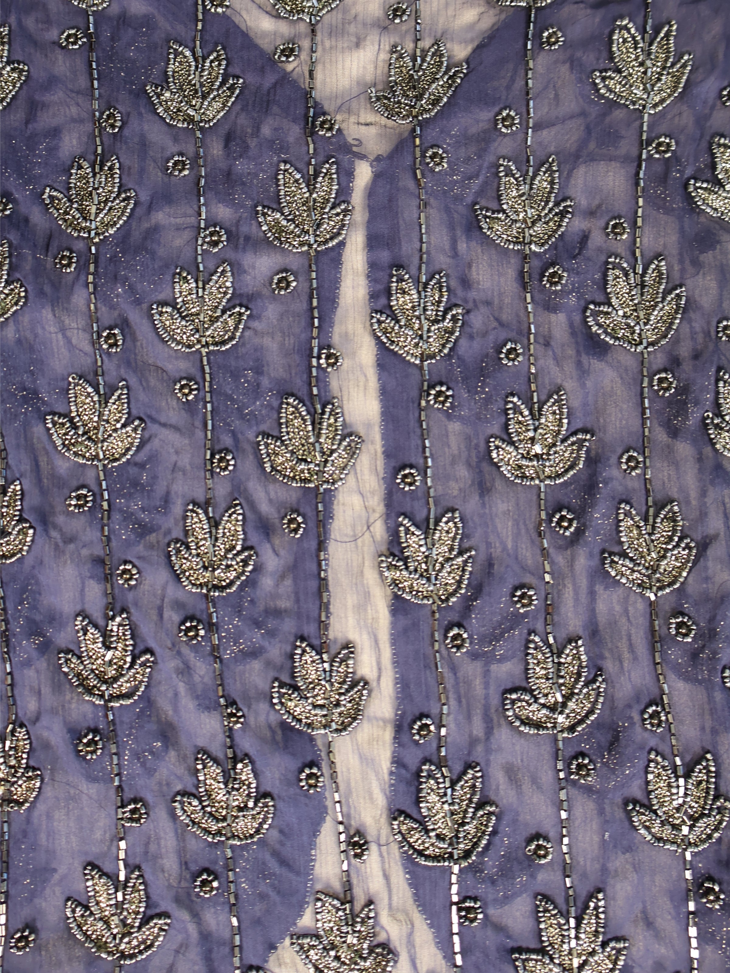 Gece Lalesi – Lacivert Üzeri El İşlemeli Ceket