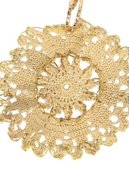 Zerre – Gold Simli El İşi Küpe