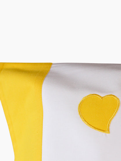 Nevin – Kalp Motifli Pamuklu Keten Nevresim Takımı