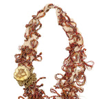 Fisto Souvenir – Handmade Necklace with Multicolored Floss and Maraş Work Details