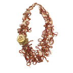 Fisto Souvenir – Handmade Necklace with Multicolored Floss and Maraş Work Details