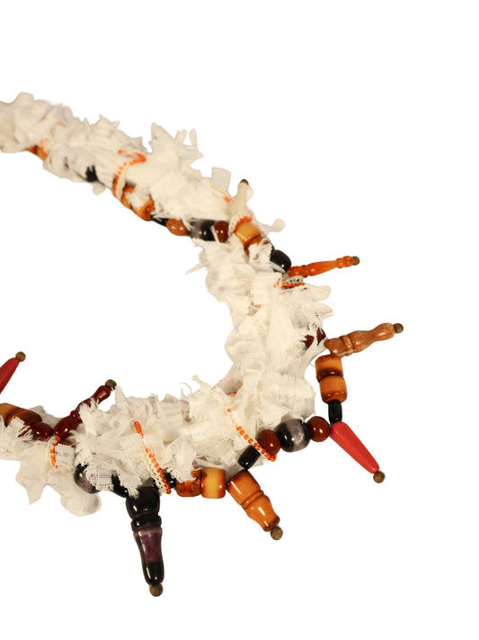 Hatıra Boncuk – Vintage Yazma ve Tespih Boncuklu El Yapımı Kolye