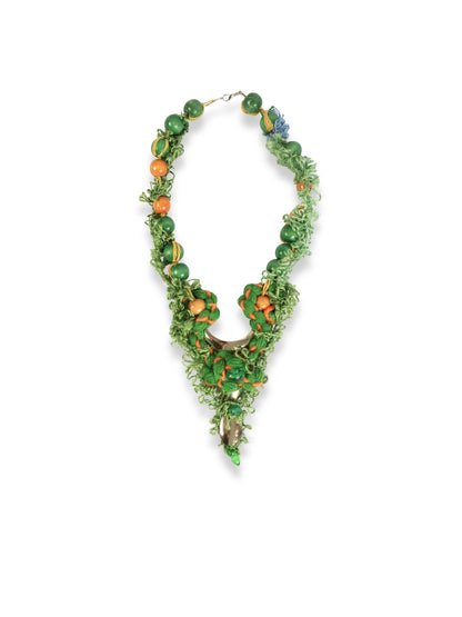 Doğanın İzi – Filkete Oyası ve Boncuklu Kolye