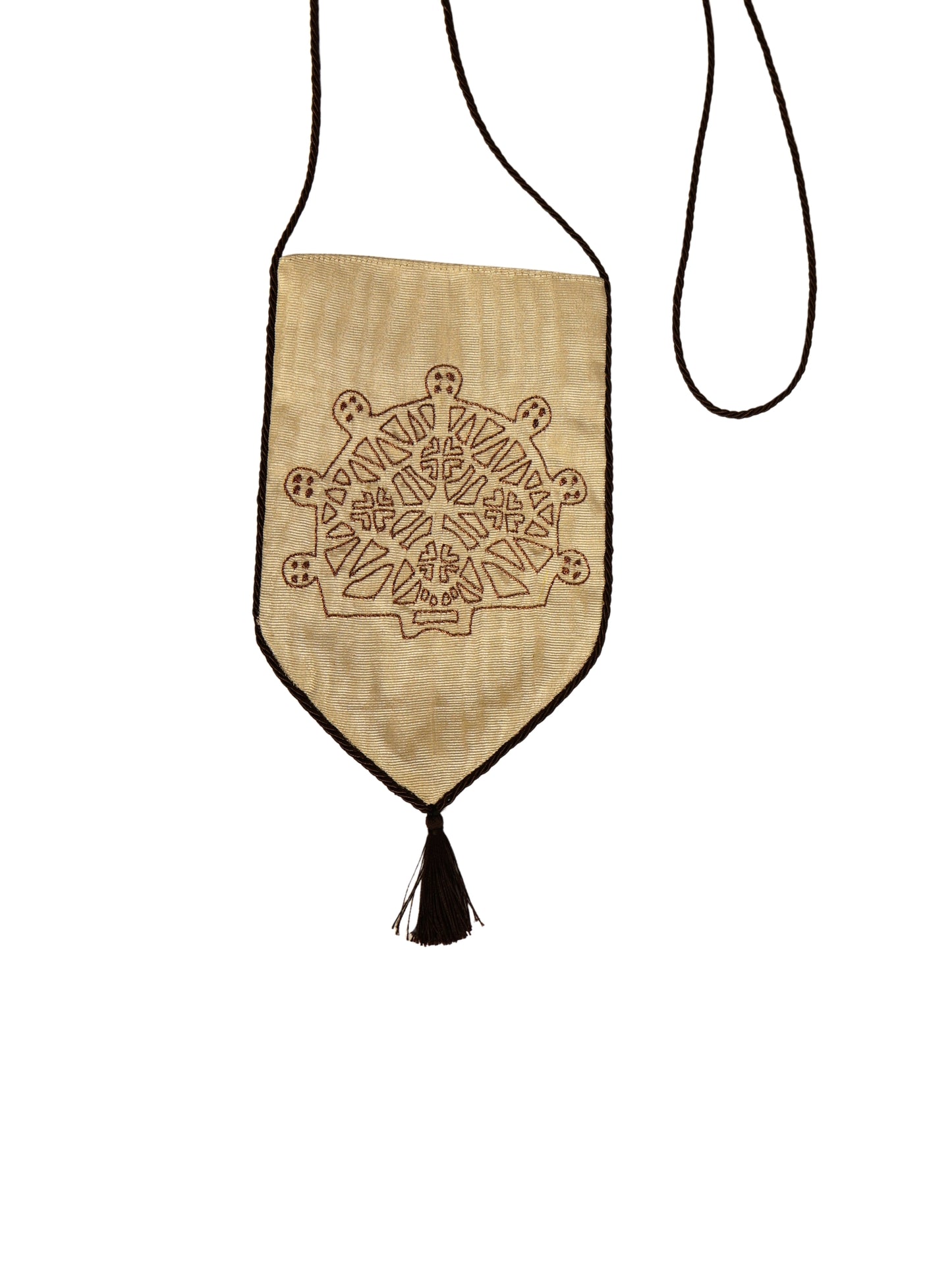 Hitit İzleri – Zincir İşi Bakır Simli İpek Kese