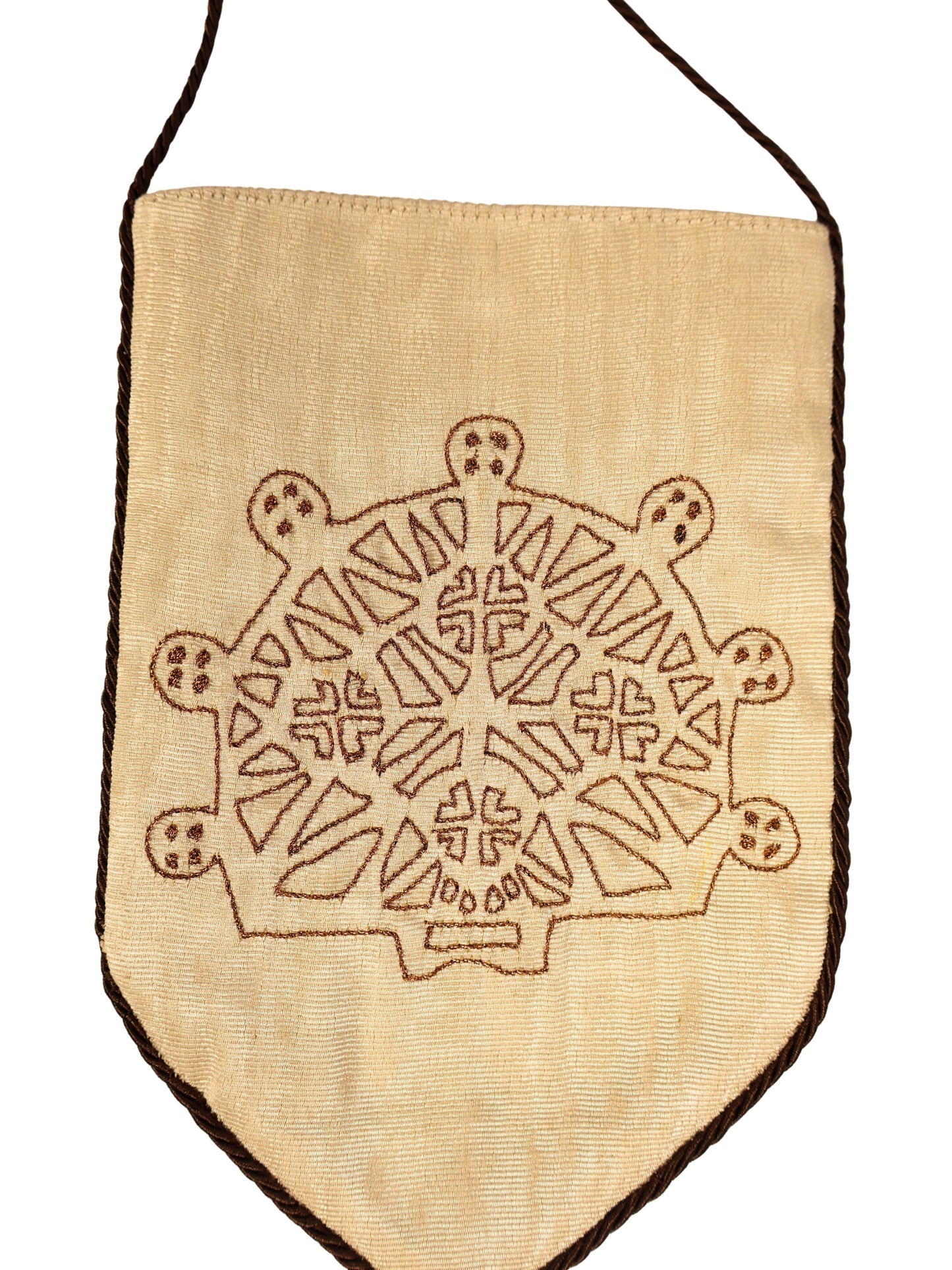 Hitit İzleri – Zincir İşi Bakır Simli İpek Kese