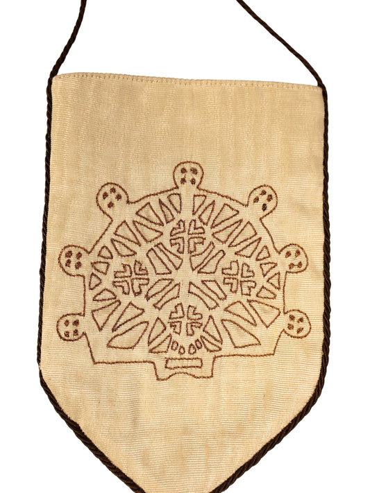 Hitit İzleri – Zincir İşi Bakır Simli İpek Kese