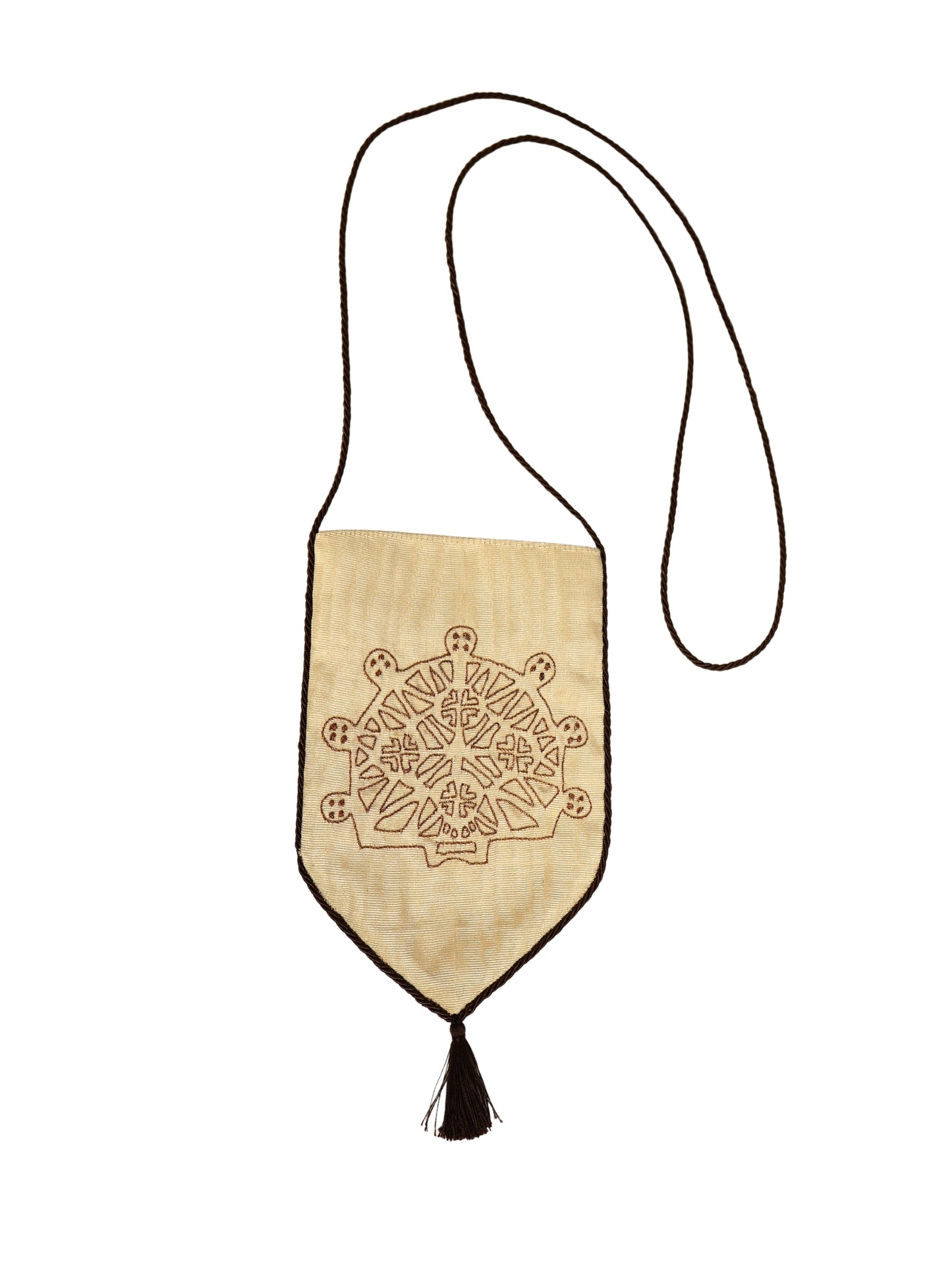 Hitit İzleri – Zincir İşi Bakır Simli İpek Kese