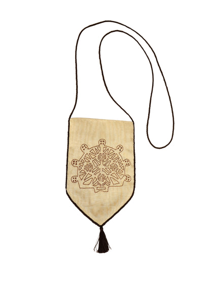 Hitit İzleri – Zincir İşi Bakır Simli İpek Kese