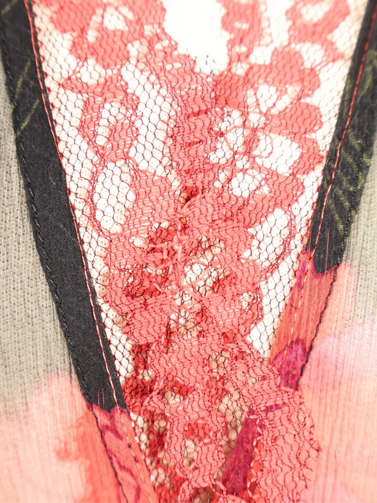 Quiet Fold – Lace Crepe Long Sleeve Pareo