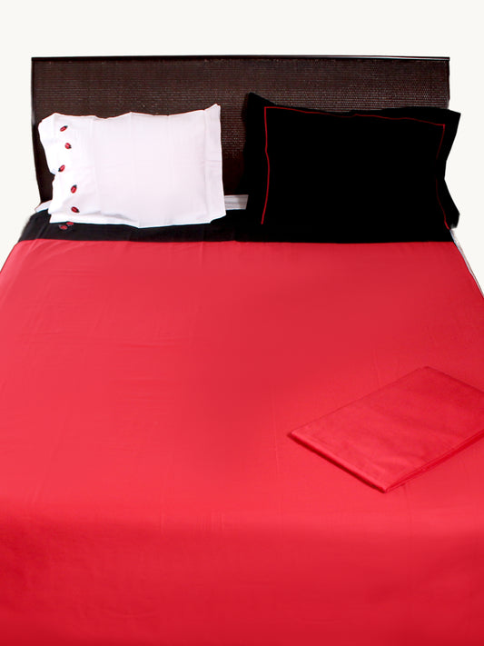 Uğur – Nakışlı Pamuklu Saten Nevresim Takımı