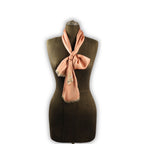 Mercan Parıltısı – Maraş İşi İşlemeli İpek Şifon Fular