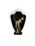 Light Star – Pearl Detailed Brass Necklace