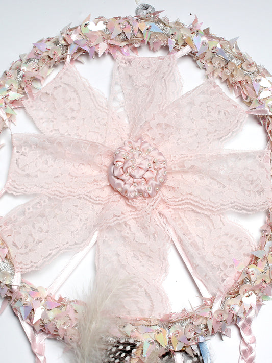 My Pink World - Handmade Dreamcatcher
