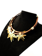 Earth – Leather Short Necklace