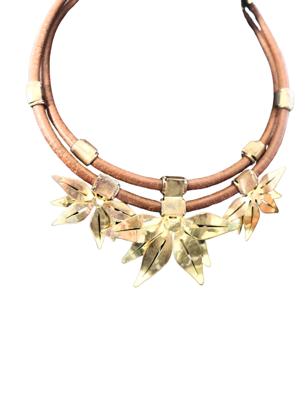 Earth – Leather Short Necklace