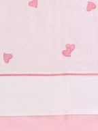 Güliz – Heart Patterned Cotton Sateen Double Duvet Cover Set