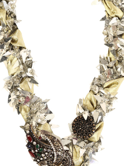 Parıltılı Payet Detaylı Harç Kolye