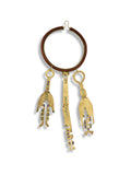 Migration Path - Brass and Natural Stone Door and Wall Ornament