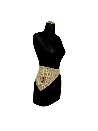 Ekru Esinti – File Örgü Çok Amaçlı Aksesuar