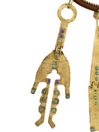 Migration Path - Brass and Natural Stone Door and Wall Ornament