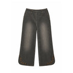 Taş Mavi İz – Kapitone Detaylı Denim Ceket & Pantolon Takım