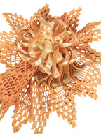 Yavruağzı Gül – Filoş İplik El Örgüsü Özel Tasarım Takı