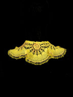 Zerdeçal Nostaljisi – 1964 Boncuklu Oya Detaylı El Yapımı Yaka