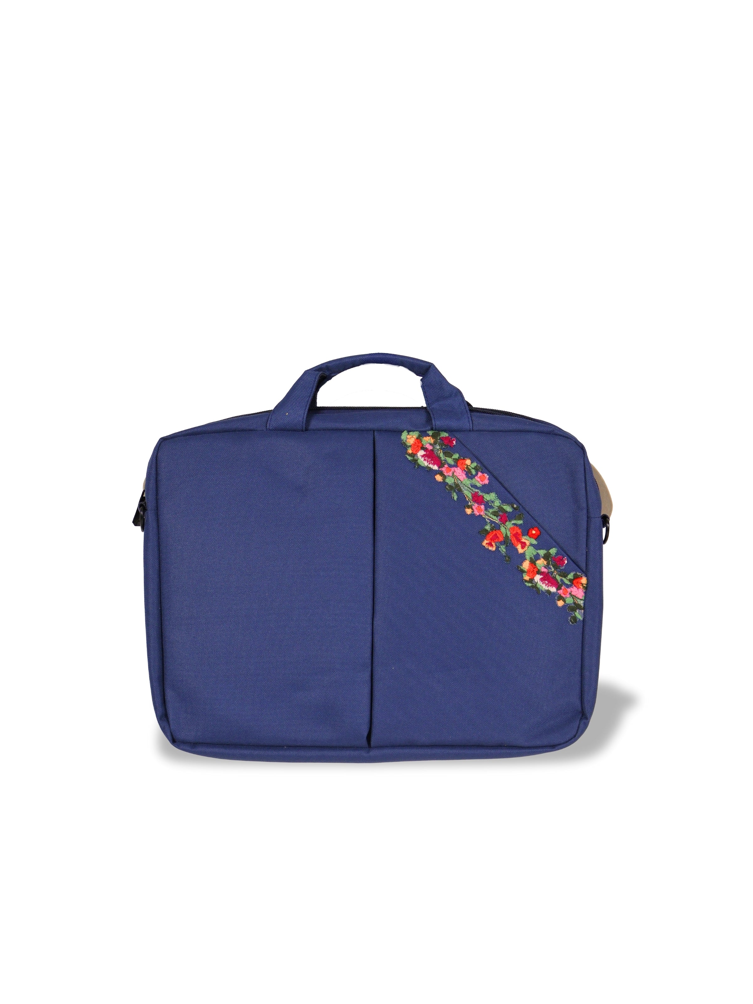 Dora – Elegant Laptop Bag with Flower Details