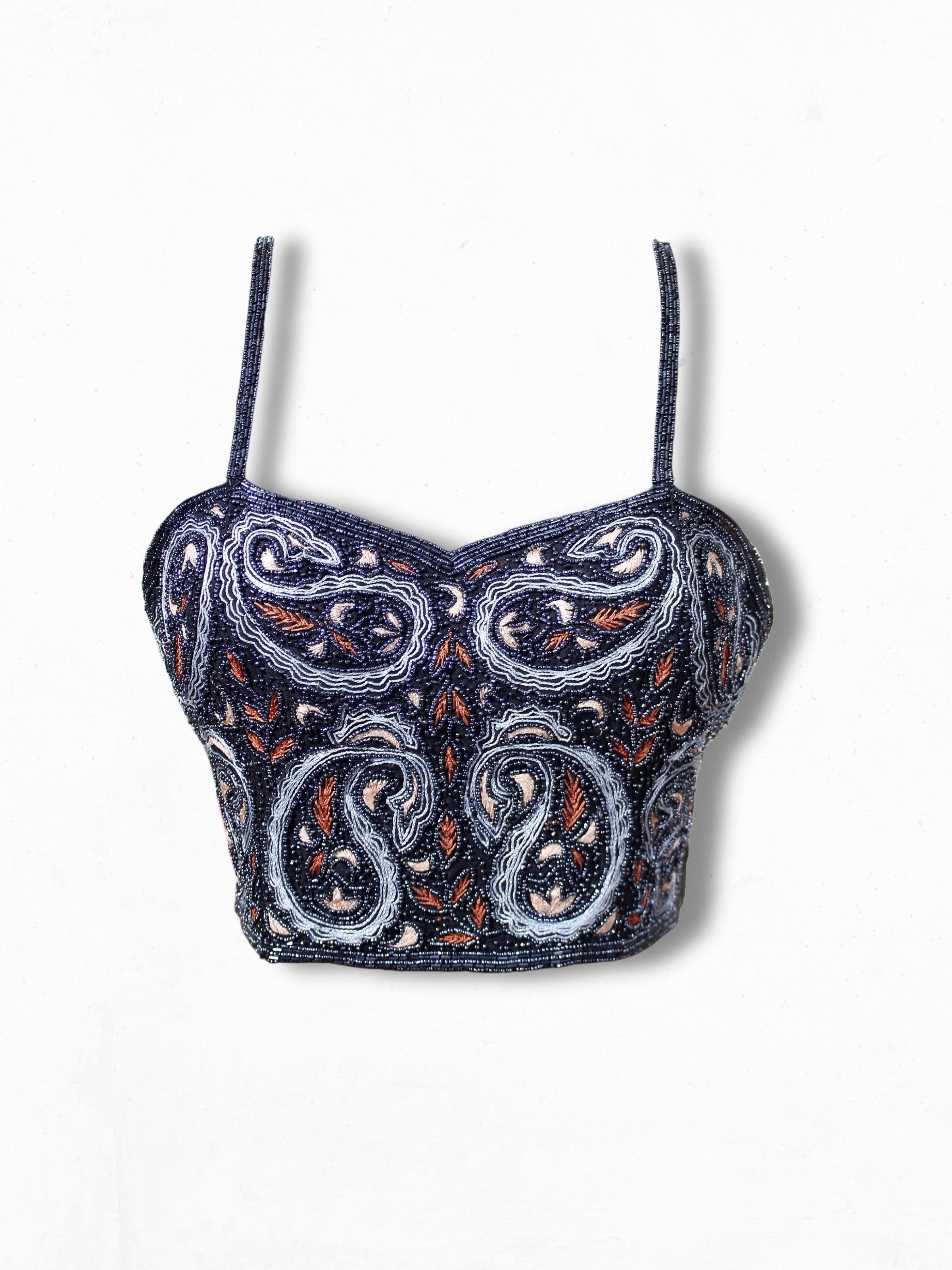 Mira – El İşçiliği Organze Abiye Büstiyer