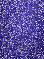 Lacivert Fırtına – Spiral Motifli El İşlemeli Tunik