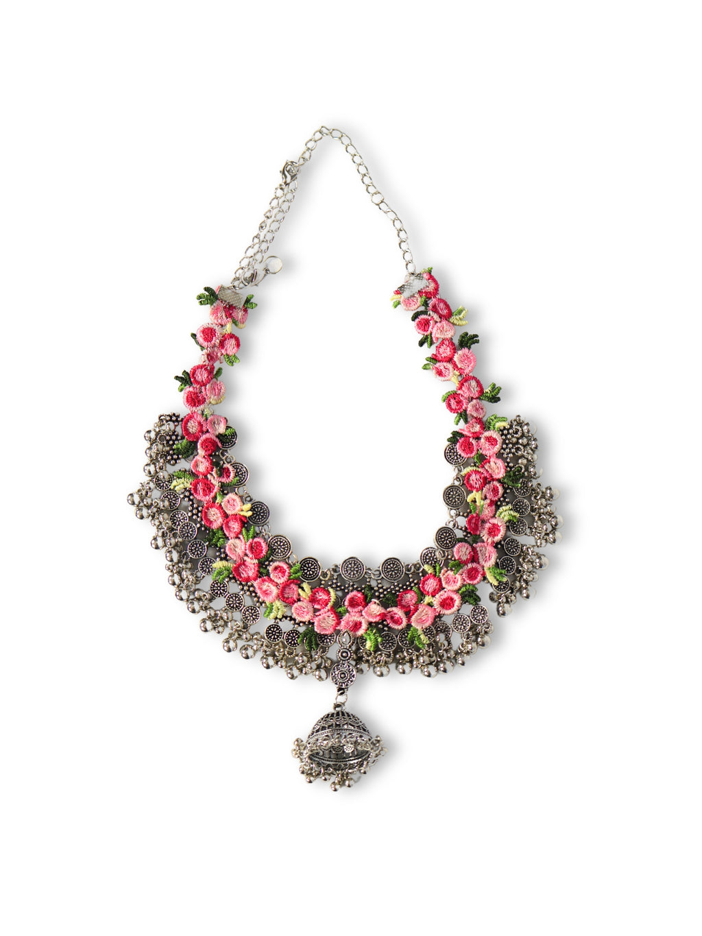 İlay – Çiçek Zinciri ve Gölge Işıltısı Kolyesi