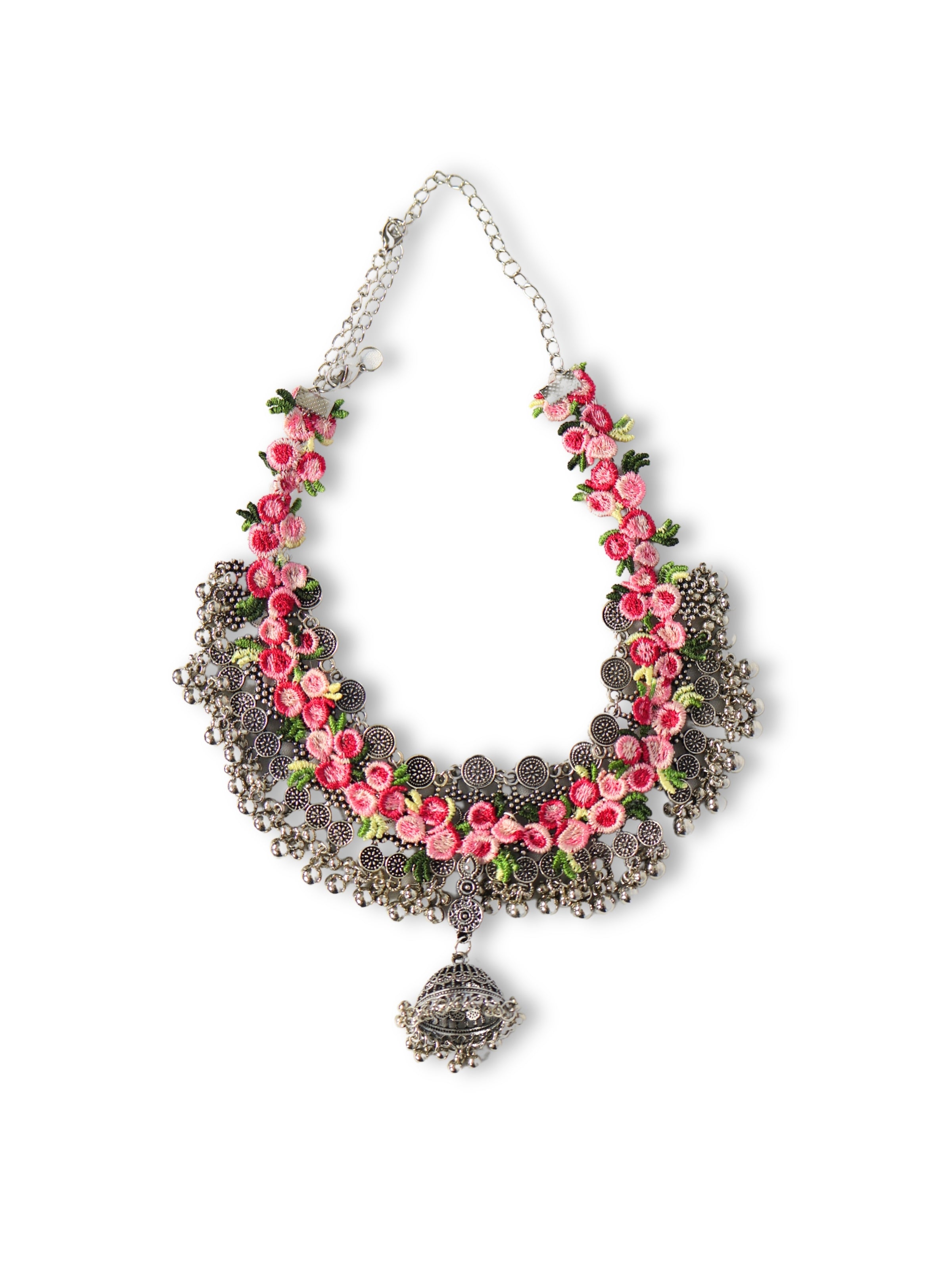 İlay – Çiçek Zinciri ve Gölge Işıltısı Kolyesi